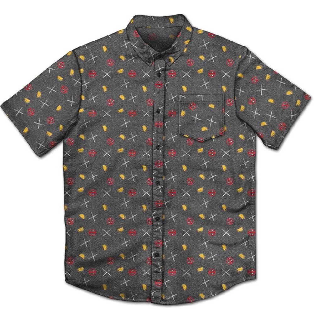 Marvel’s Deadpool Button Up - image 1